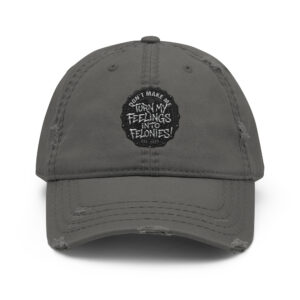 distressed dad hat